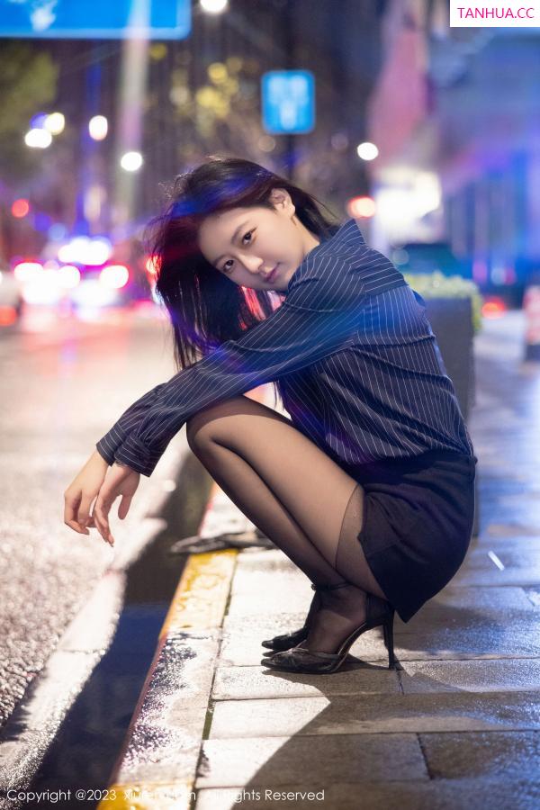   [XiuRen]高清写真图 2023.02.10 No.6246 谢小蒽 黑丝美腿第53张图片